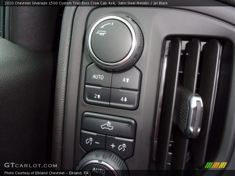 Satin Steel Metallic / Jet Black 2020 Chevrolet Silverado 1500 Custom Trail Boss Crew Cab 4x4