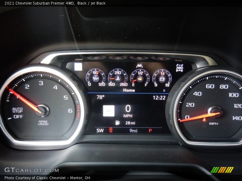  2021 Suburban Premier 4WD Premier 4WD Gauges