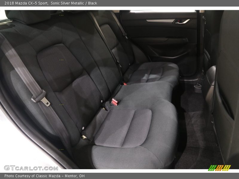 Sonic Silver Metallic / Black 2018 Mazda CX-5 Sport