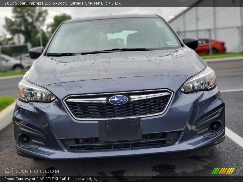 Carbide Gray Metallic / Black 2017 Subaru Impreza 2.0i 5-Door