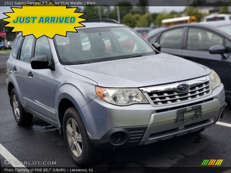 Ice Silver Metallic / Black 2012 Subaru Forester 2.5 X