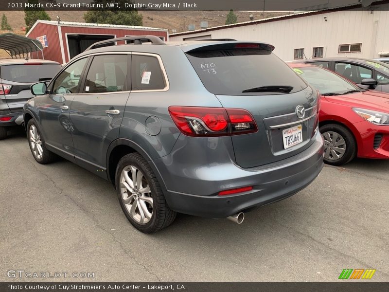 Dolphin Gray Mica / Black 2013 Mazda CX-9 Grand Touring AWD