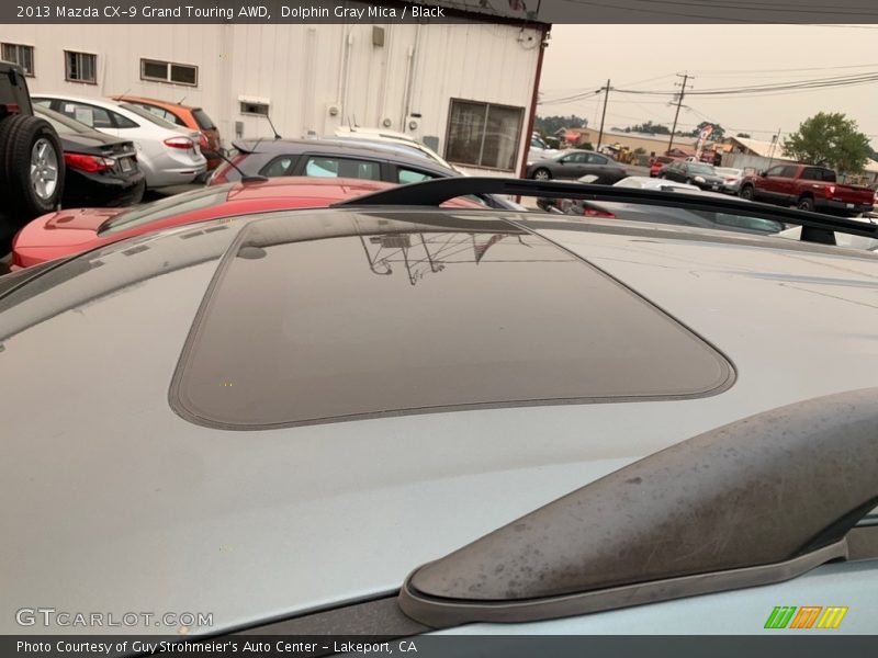 Dolphin Gray Mica / Black 2013 Mazda CX-9 Grand Touring AWD