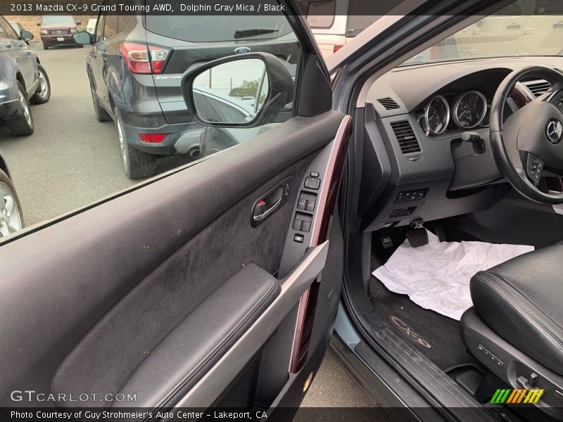 Dolphin Gray Mica / Black 2013 Mazda CX-9 Grand Touring AWD