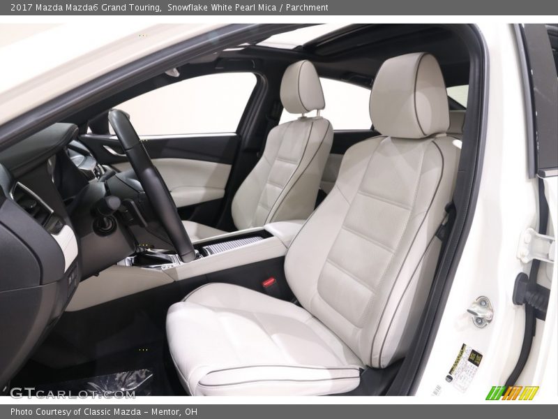 Snowflake White Pearl Mica / Parchment 2017 Mazda Mazda6 Grand Touring