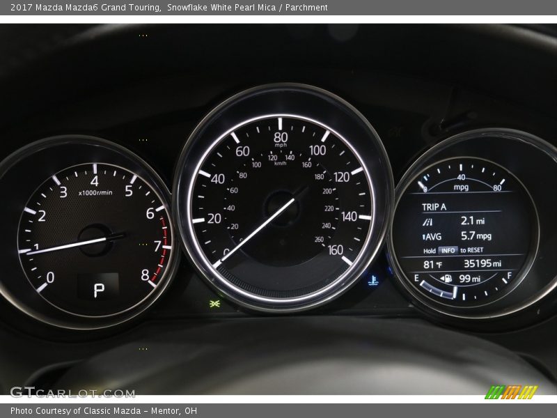 Snowflake White Pearl Mica / Parchment 2017 Mazda Mazda6 Grand Touring