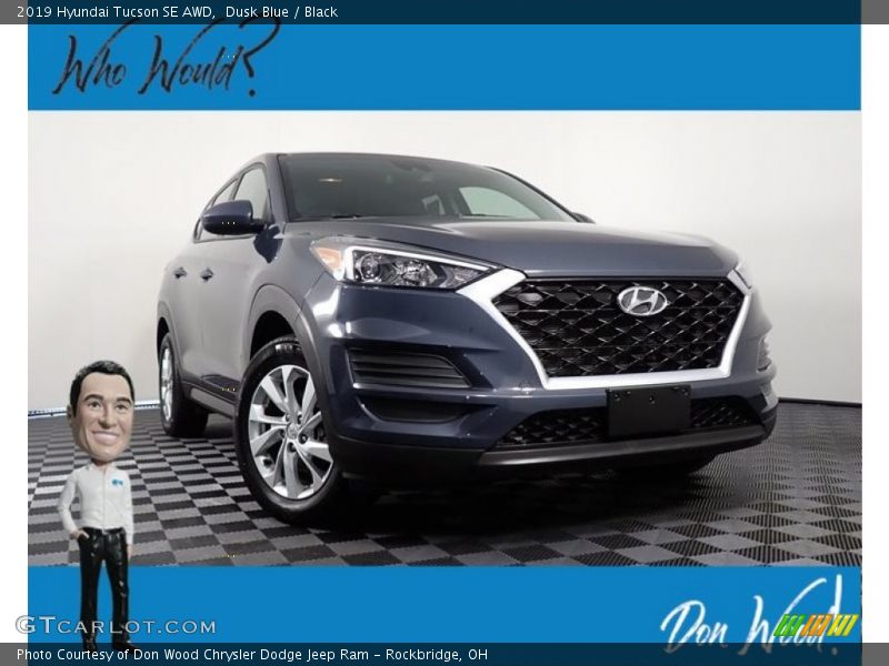 Dusk Blue / Black 2019 Hyundai Tucson SE AWD