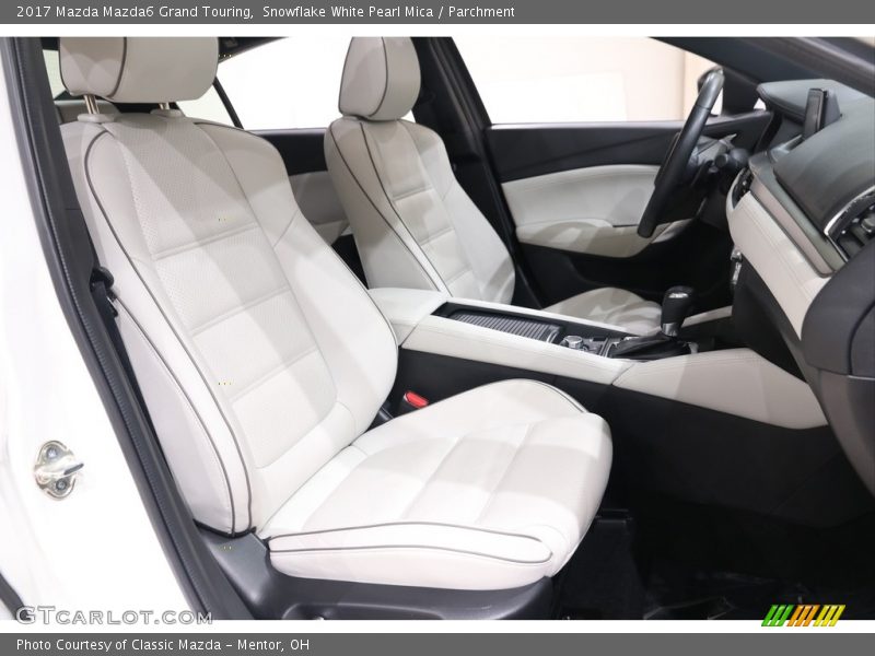Snowflake White Pearl Mica / Parchment 2017 Mazda Mazda6 Grand Touring