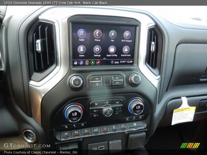 Black / Jet Black 2020 Chevrolet Silverado 1500 LTZ Crew Cab 4x4