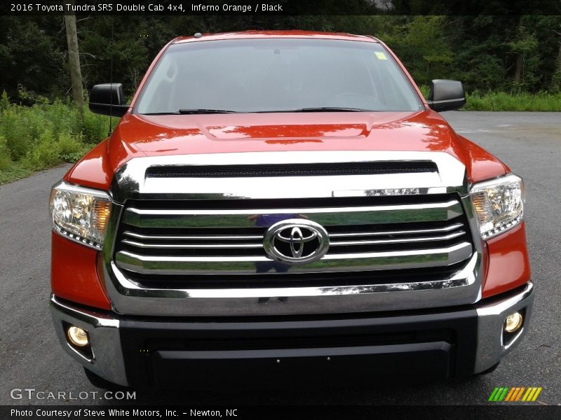 Inferno Orange / Black 2016 Toyota Tundra SR5 Double Cab 4x4