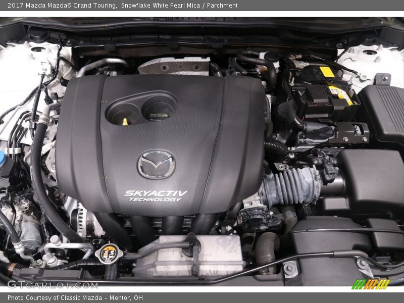 Snowflake White Pearl Mica / Parchment 2017 Mazda Mazda6 Grand Touring