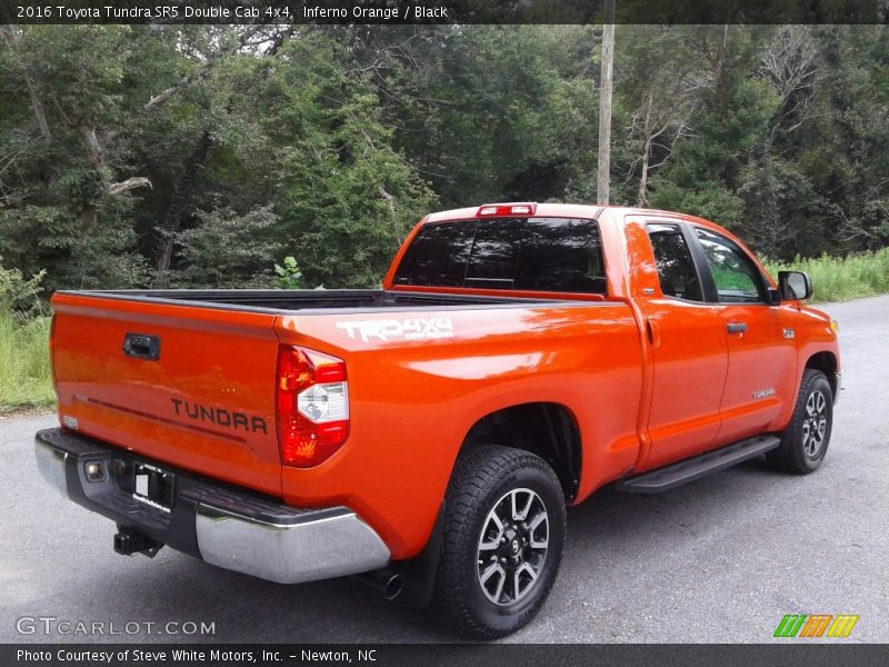 Inferno Orange / Black 2016 Toyota Tundra SR5 Double Cab 4x4