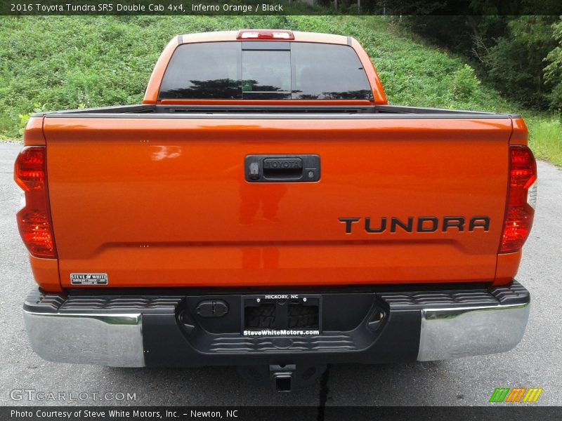 Inferno Orange / Black 2016 Toyota Tundra SR5 Double Cab 4x4