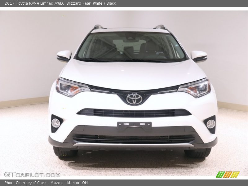 Blizzard Pearl White / Black 2017 Toyota RAV4 Limited AWD