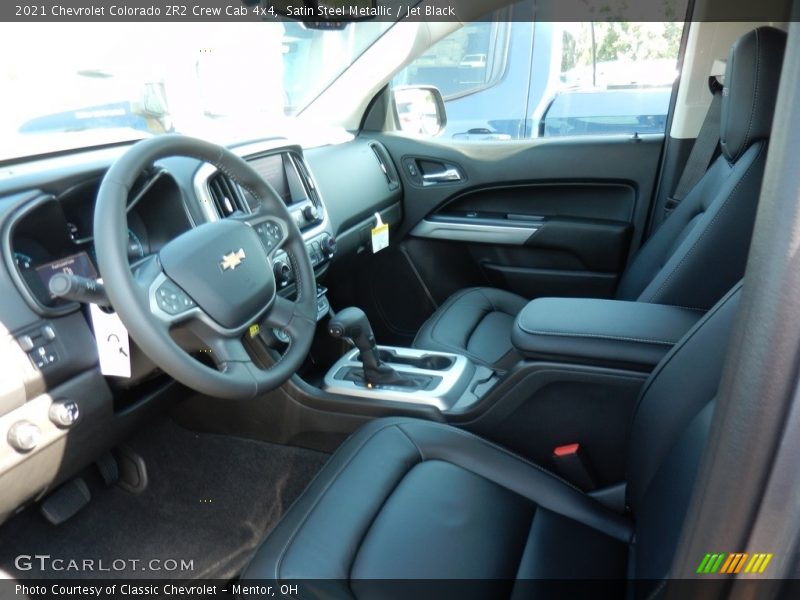 Satin Steel Metallic / Jet Black 2021 Chevrolet Colorado ZR2 Crew Cab 4x4