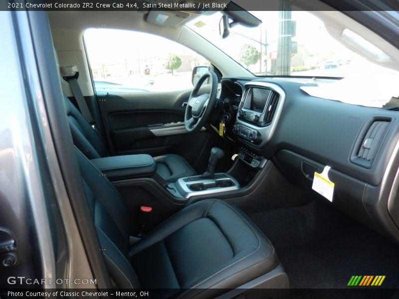 Satin Steel Metallic / Jet Black 2021 Chevrolet Colorado ZR2 Crew Cab 4x4