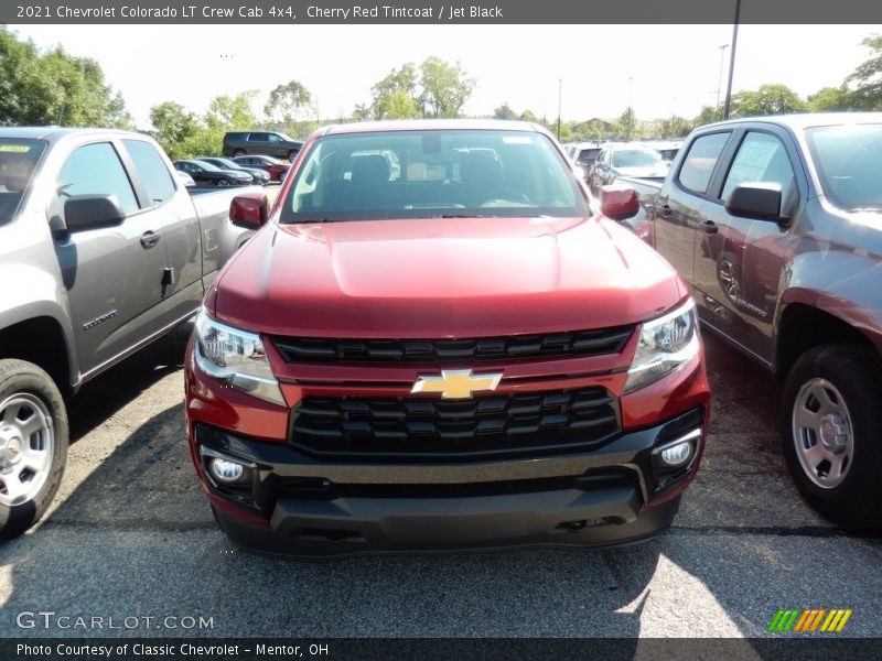 Cherry Red Tintcoat / Jet Black 2021 Chevrolet Colorado LT Crew Cab 4x4