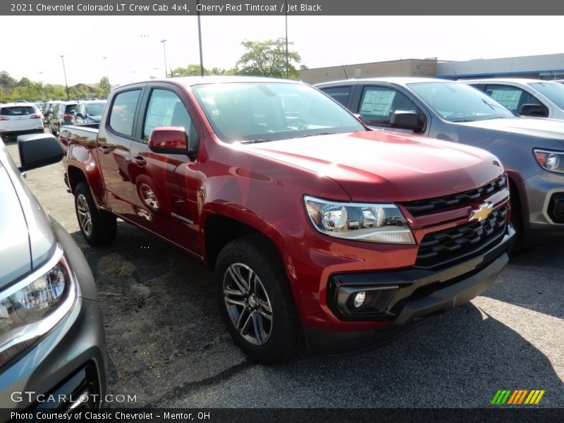 Cherry Red Tintcoat / Jet Black 2021 Chevrolet Colorado LT Crew Cab 4x4