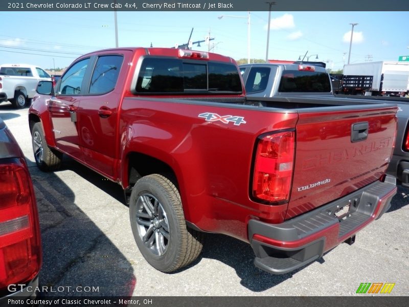 Cherry Red Tintcoat / Jet Black 2021 Chevrolet Colorado LT Crew Cab 4x4