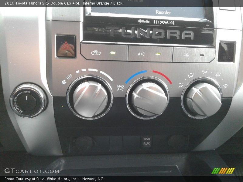 Inferno Orange / Black 2016 Toyota Tundra SR5 Double Cab 4x4