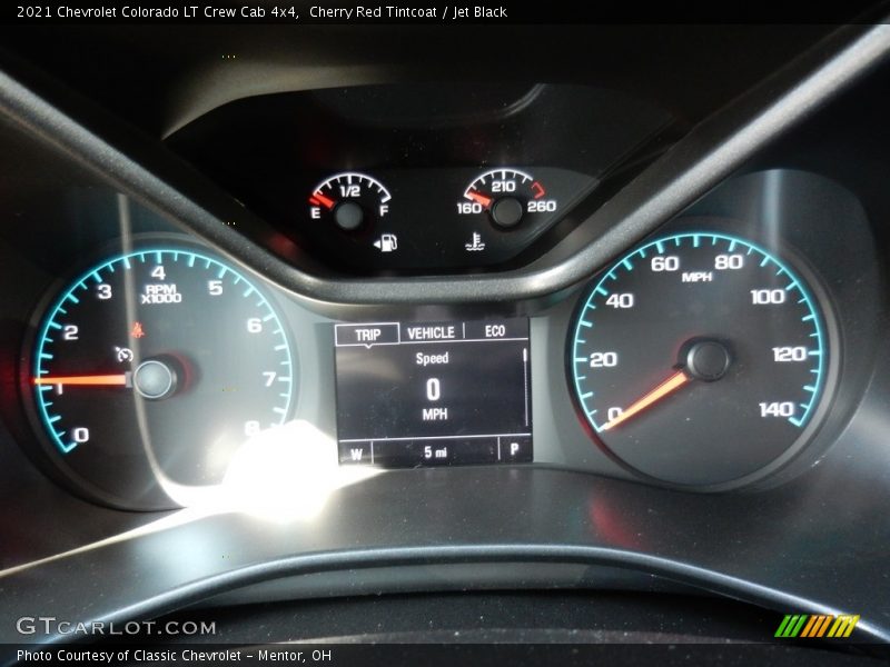 Cherry Red Tintcoat / Jet Black 2021 Chevrolet Colorado LT Crew Cab 4x4