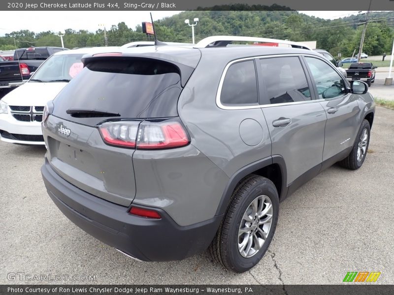 Sting-Gray / Black 2020 Jeep Cherokee Latitude Plus 4x4