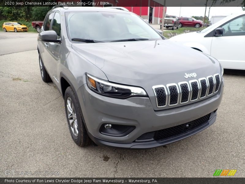 Sting-Gray / Black 2020 Jeep Cherokee Latitude Plus 4x4