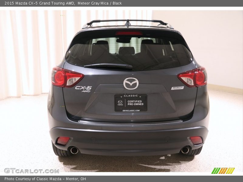 Meteor Gray Mica / Black 2015 Mazda CX-5 Grand Touring AWD