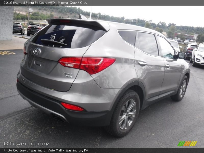 Mineral Gray / Gray 2016 Hyundai Santa Fe Sport AWD