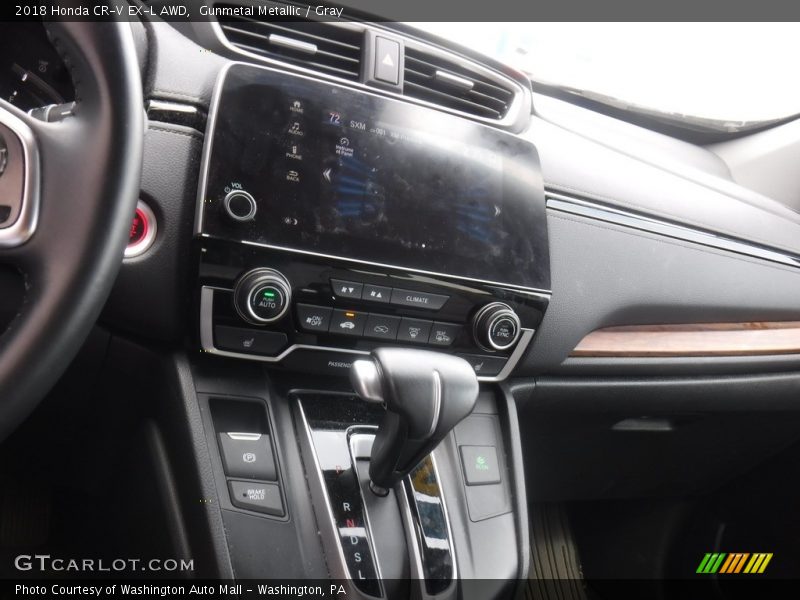 Gunmetal Metallic / Gray 2018 Honda CR-V EX-L AWD