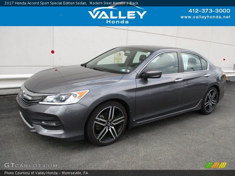 Modern Steel Metallic / Black 2017 Honda Accord Sport Special Edition Sedan
