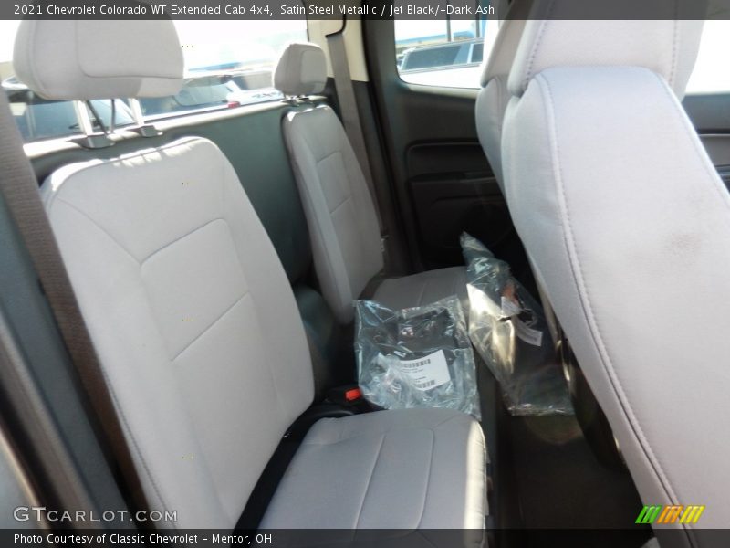 Satin Steel Metallic / Jet Black/­Dark Ash 2021 Chevrolet Colorado WT Extended Cab 4x4