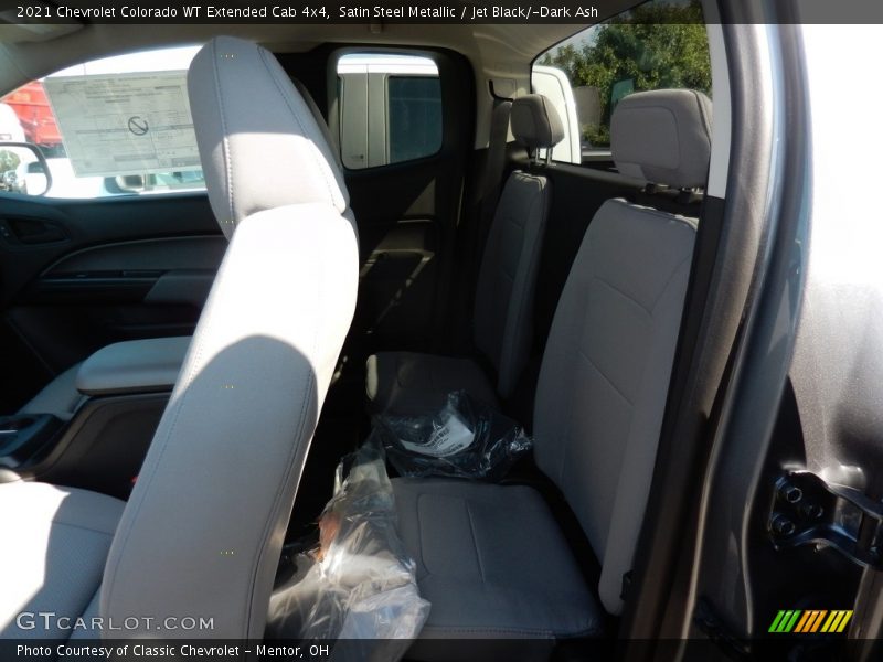 Satin Steel Metallic / Jet Black/­Dark Ash 2021 Chevrolet Colorado WT Extended Cab 4x4