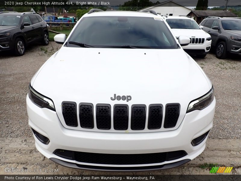 Bright White / Black 2020 Jeep Cherokee High Altitude 4x4