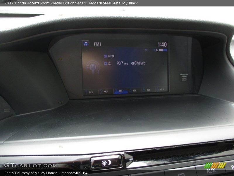 Modern Steel Metallic / Black 2017 Honda Accord Sport Special Edition Sedan