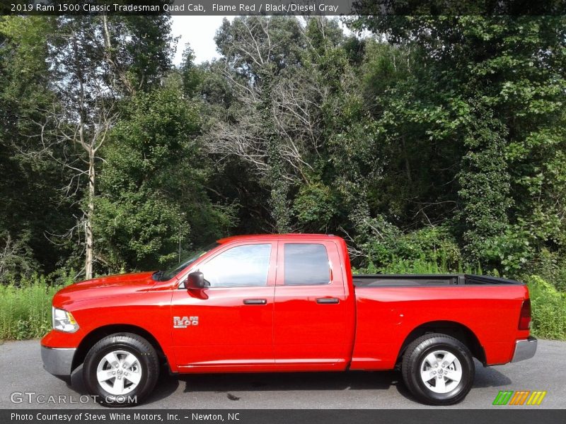 Flame Red / Black/Diesel Gray 2019 Ram 1500 Classic Tradesman Quad Cab