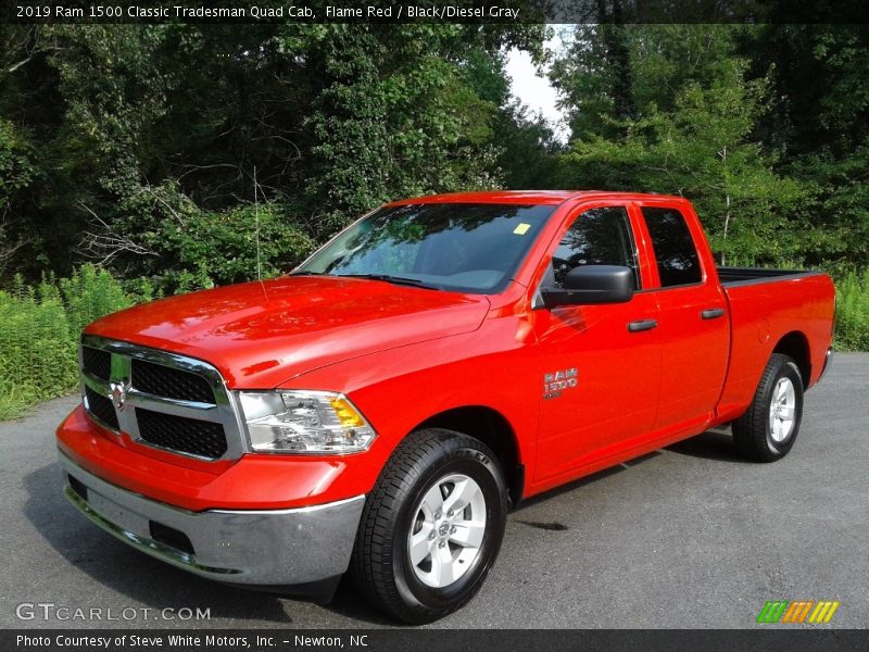 Flame Red / Black/Diesel Gray 2019 Ram 1500 Classic Tradesman Quad Cab