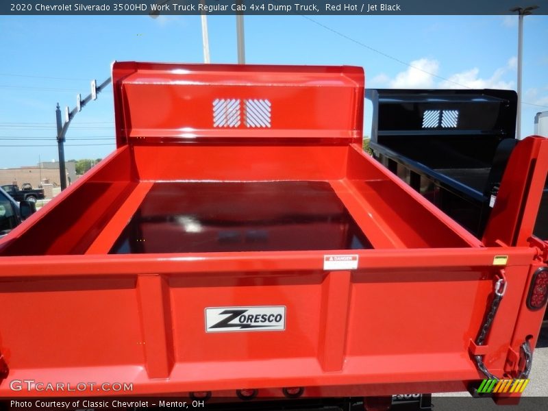 Red Hot / Jet Black 2020 Chevrolet Silverado 3500HD Work Truck Regular Cab 4x4 Dump Truck