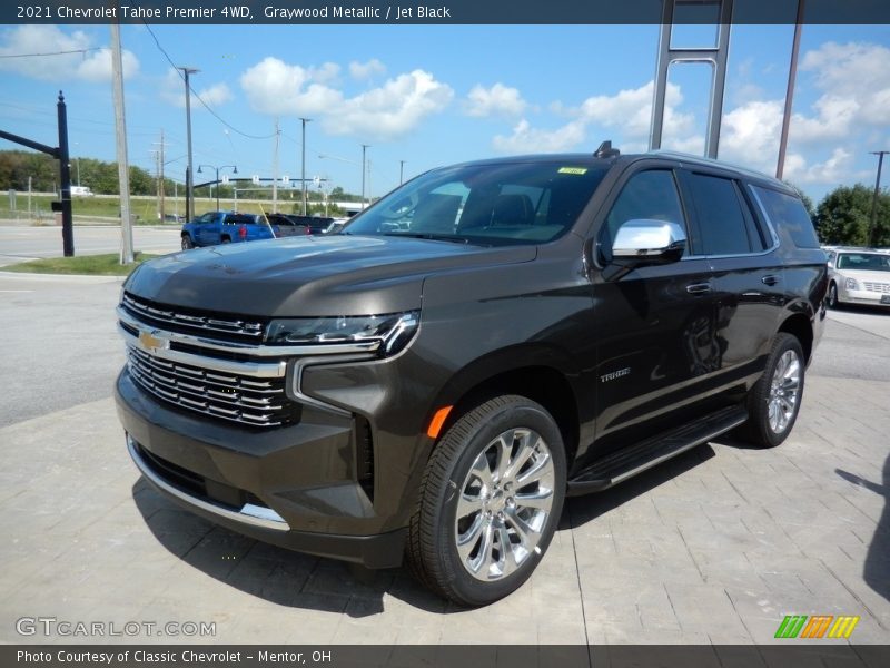 Graywood Metallic / Jet Black 2021 Chevrolet Tahoe Premier 4WD