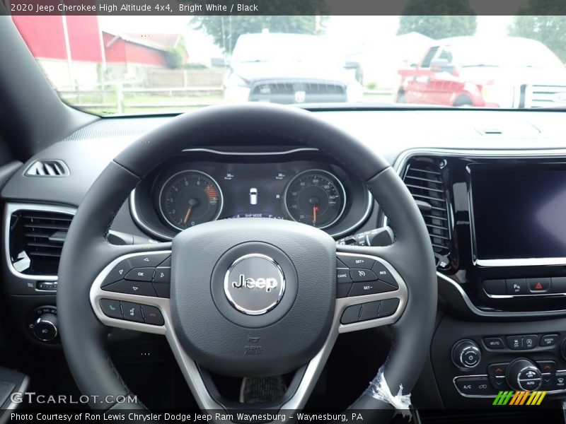 Bright White / Black 2020 Jeep Cherokee High Altitude 4x4