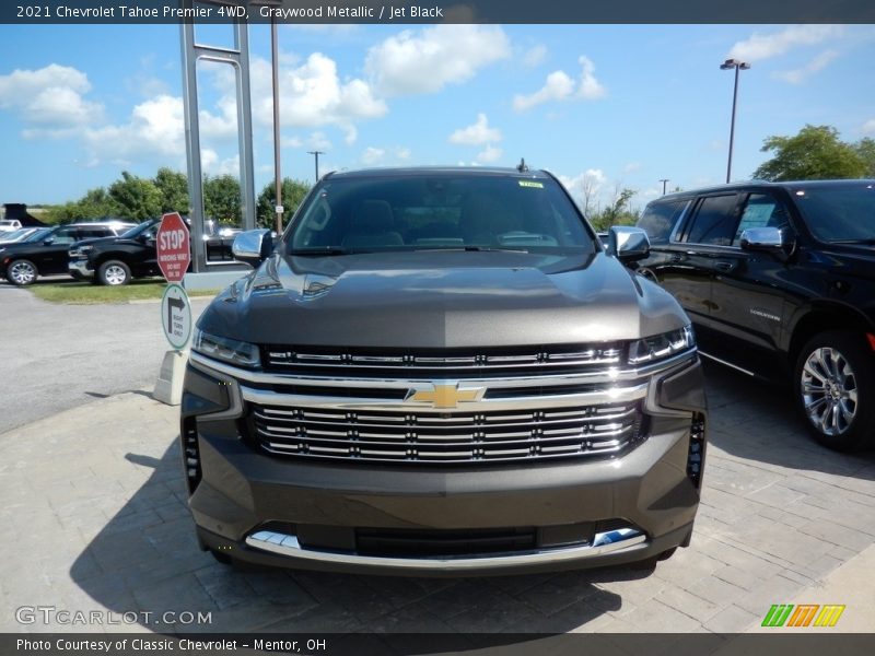 Graywood Metallic / Jet Black 2021 Chevrolet Tahoe Premier 4WD