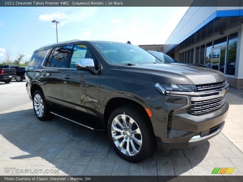Graywood Metallic / Jet Black 2021 Chevrolet Tahoe Premier 4WD