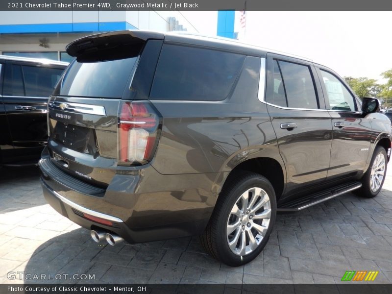 Graywood Metallic / Jet Black 2021 Chevrolet Tahoe Premier 4WD