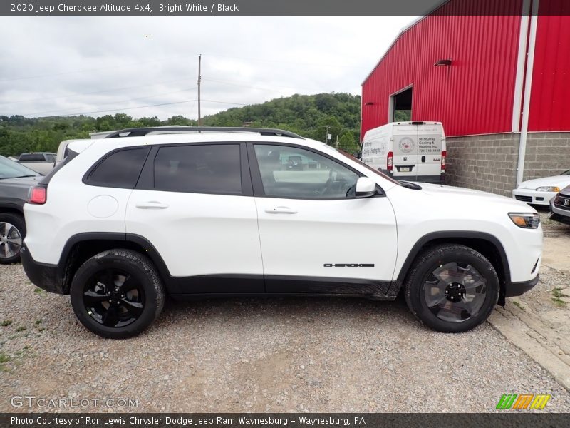 Bright White / Black 2020 Jeep Cherokee Altitude 4x4