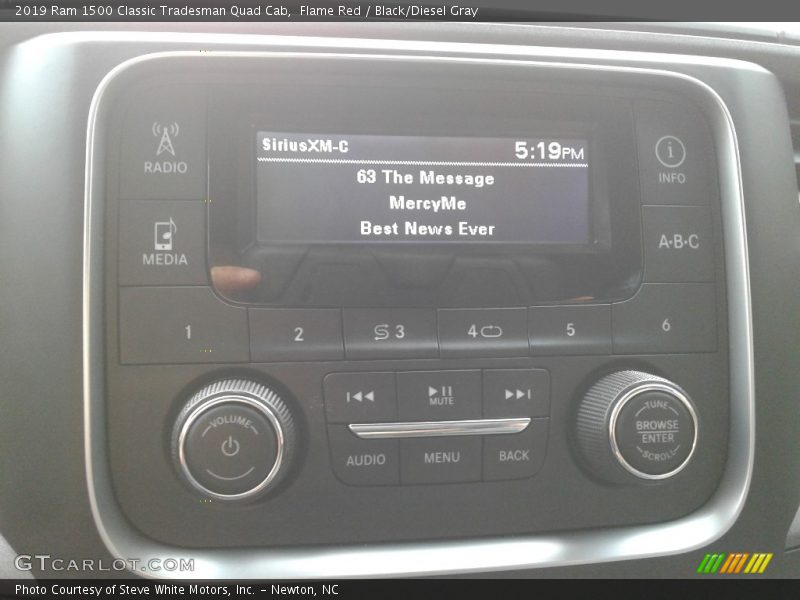 Flame Red / Black/Diesel Gray 2019 Ram 1500 Classic Tradesman Quad Cab