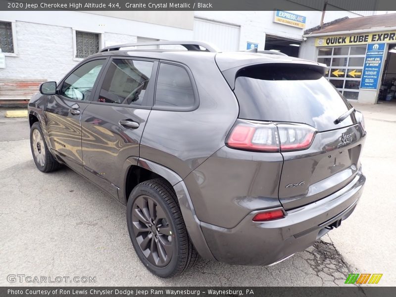 Granite Crystal Metallic / Black 2020 Jeep Cherokee High Altitude 4x4