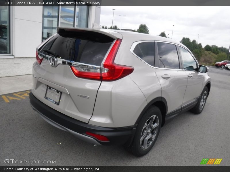 Sandstorm Metallic / Ivory 2018 Honda CR-V EX-L AWD