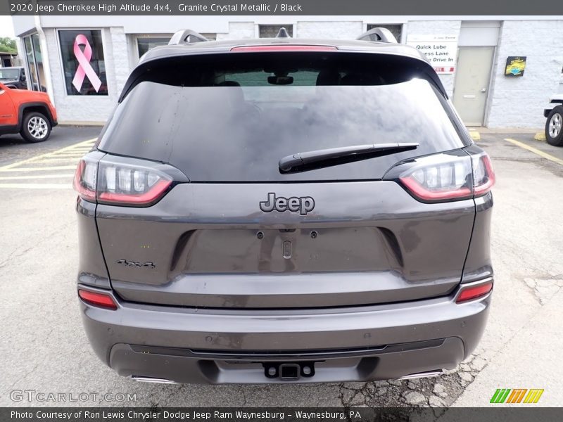 Granite Crystal Metallic / Black 2020 Jeep Cherokee High Altitude 4x4