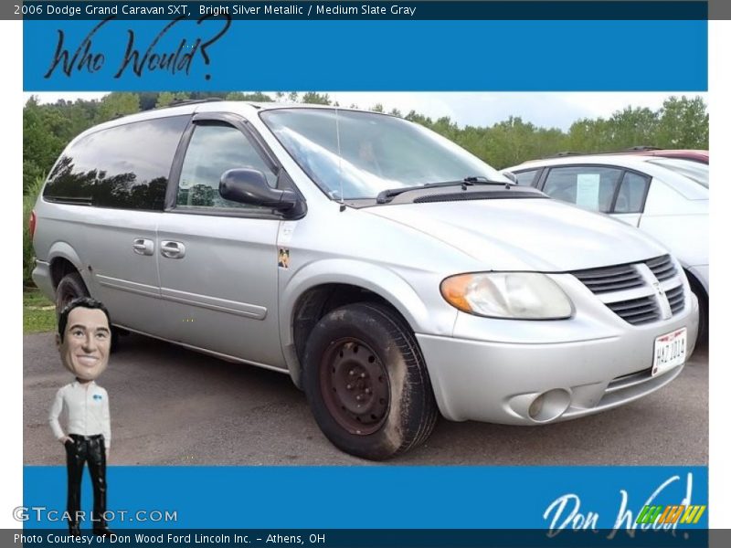 Bright Silver Metallic / Medium Slate Gray 2006 Dodge Grand Caravan SXT