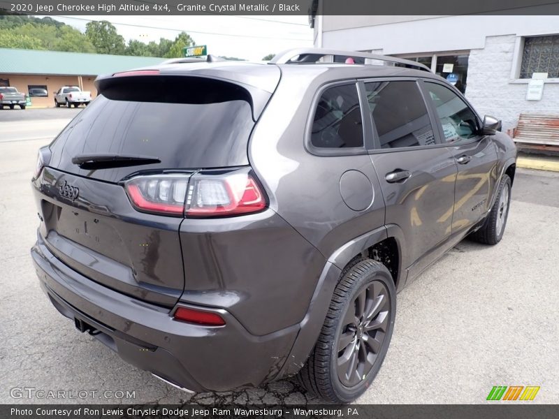 Granite Crystal Metallic / Black 2020 Jeep Cherokee High Altitude 4x4